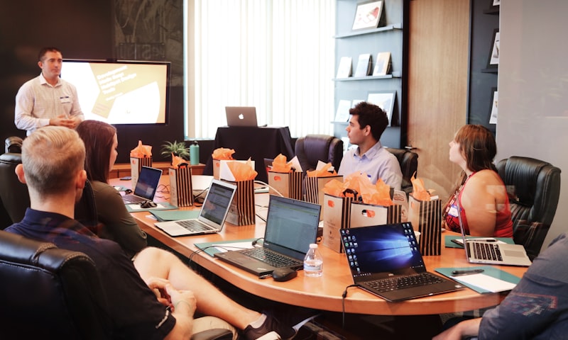 Professional team review meeting